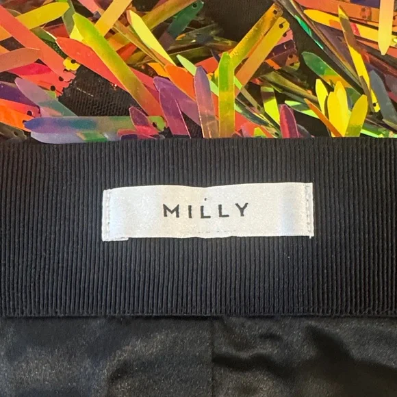 Milly Multicolor Matchstick Sequin Pencil Skirt Size 2 (estimated) - Picture 8 of 13